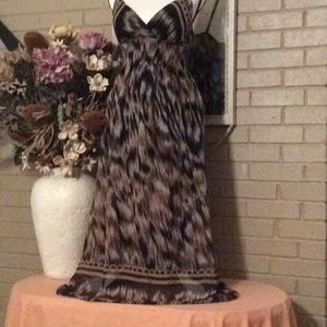 She’s Cool Tee straps Dress 100% polyester NWOT